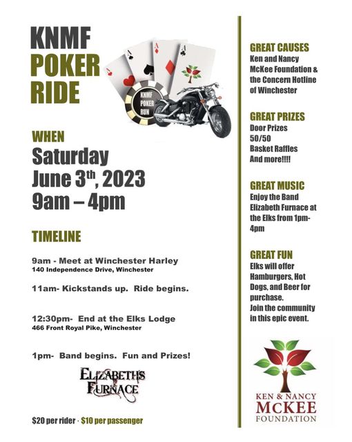 2nd Annual KNMF Poker Ride